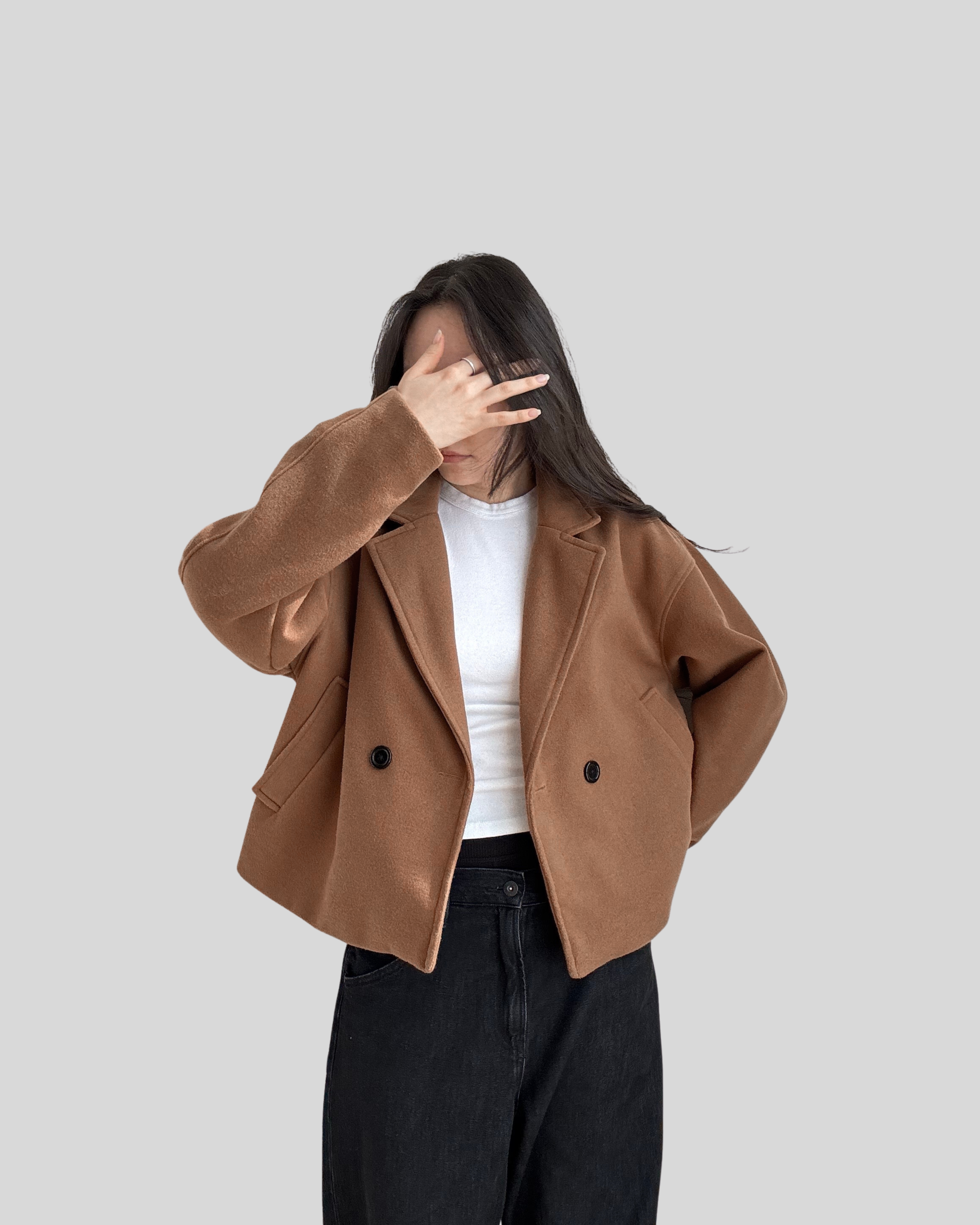 S'CLO CORE Short Coat – Camel (Women's)