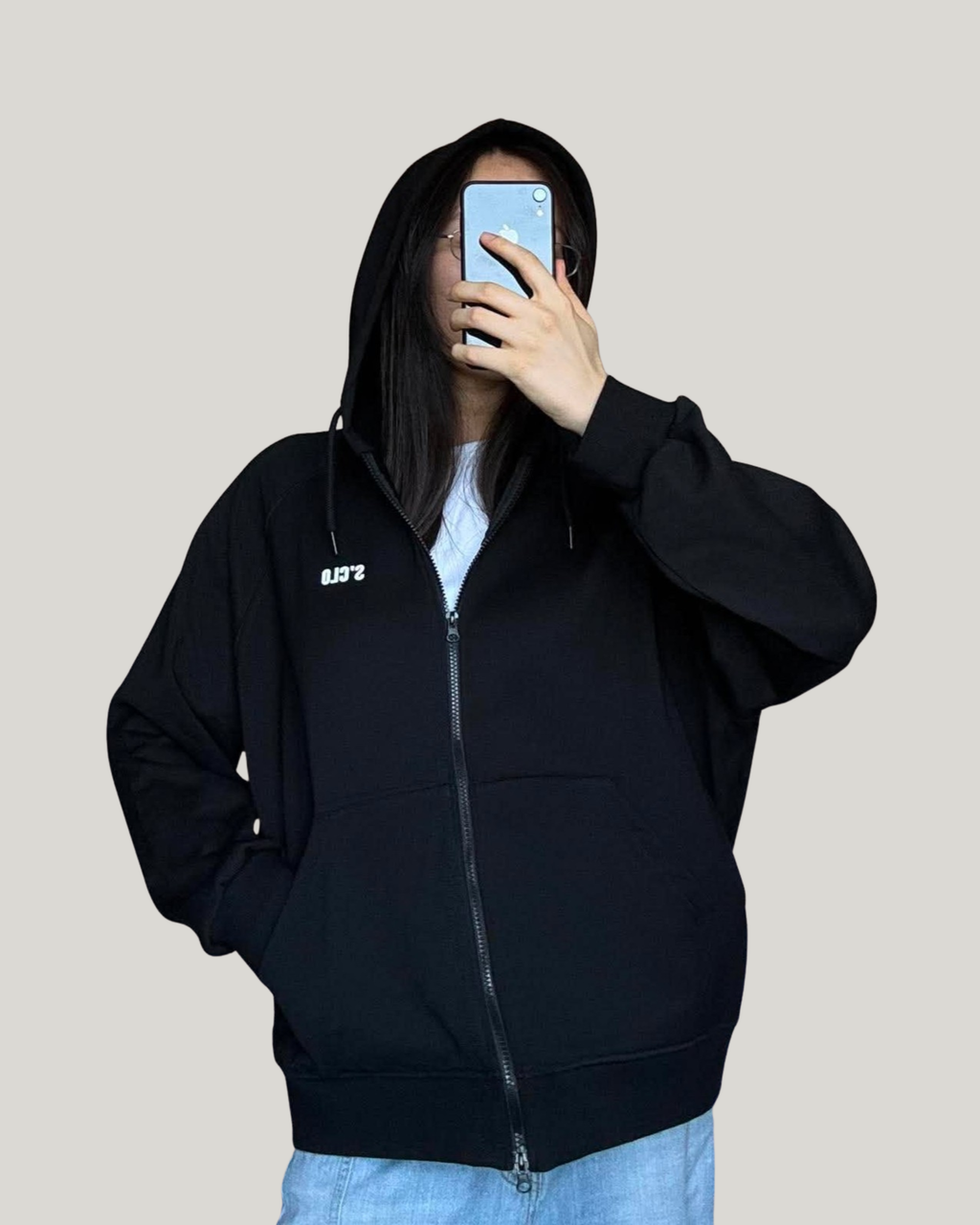 S'CLO RAGLAN ZIP HOODIE
