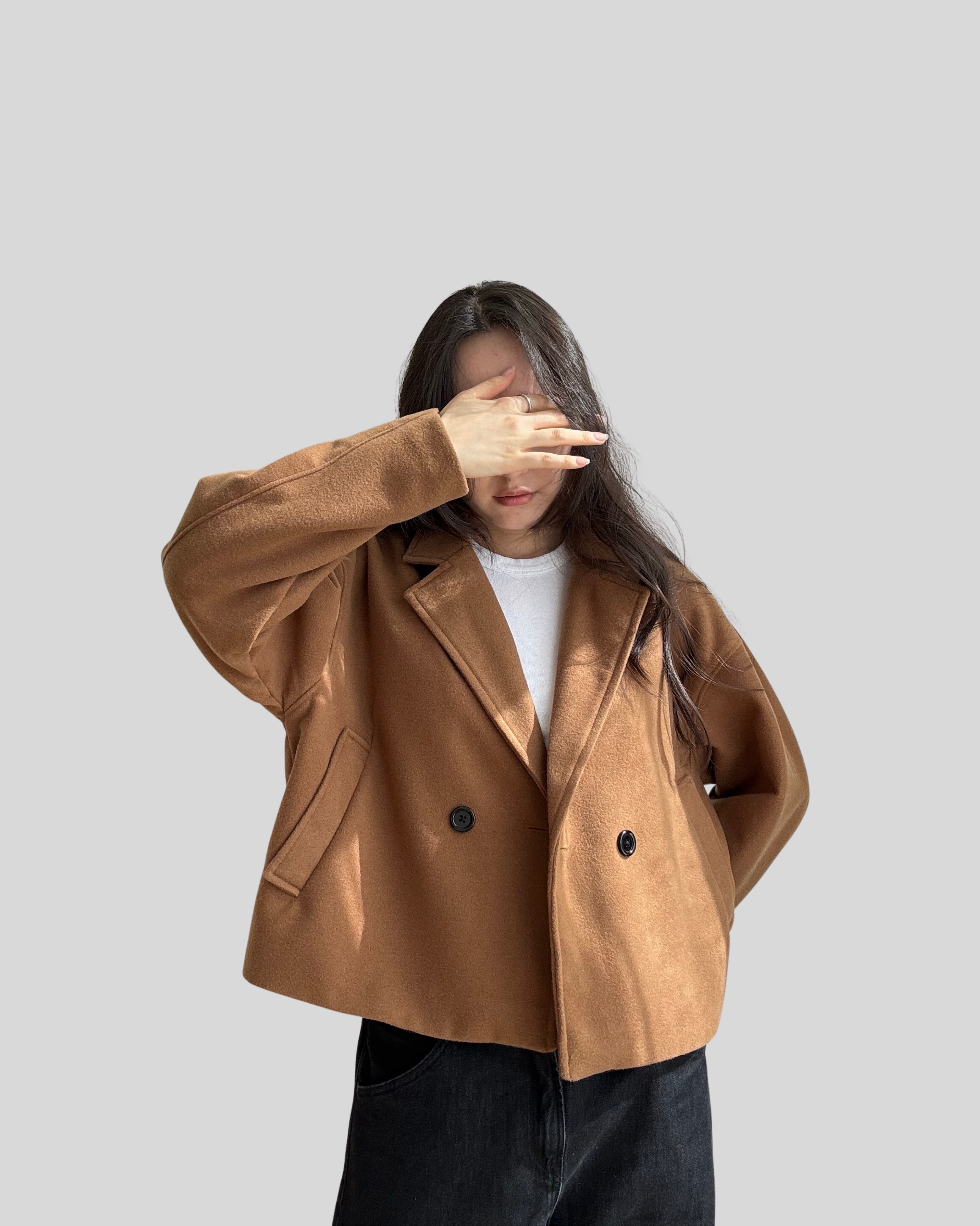 S'CLO CORE Short Coat – Camel (Women's)