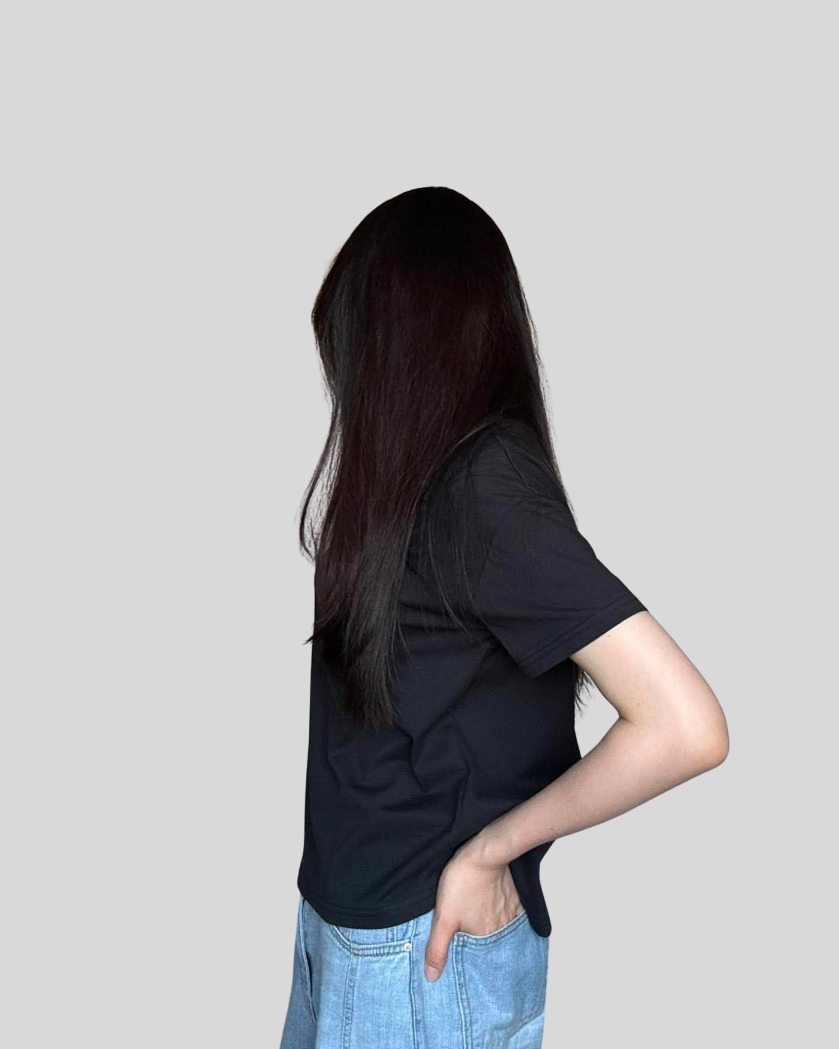 S'CLO ESSENTIAL BLACK T-SHIRT