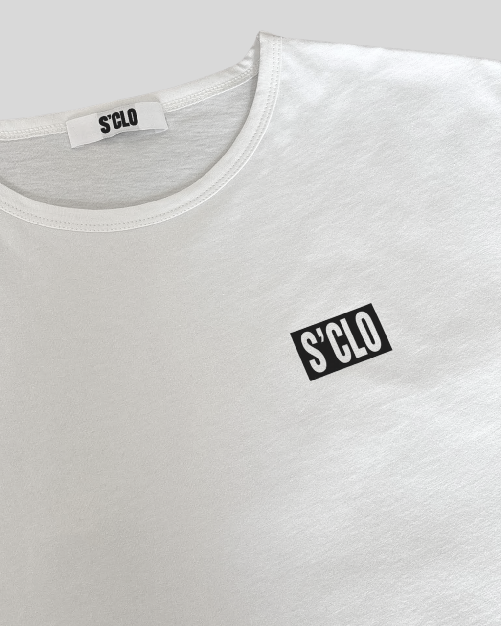 S'CLO ESSENTIAL WHITE T-SHIRT