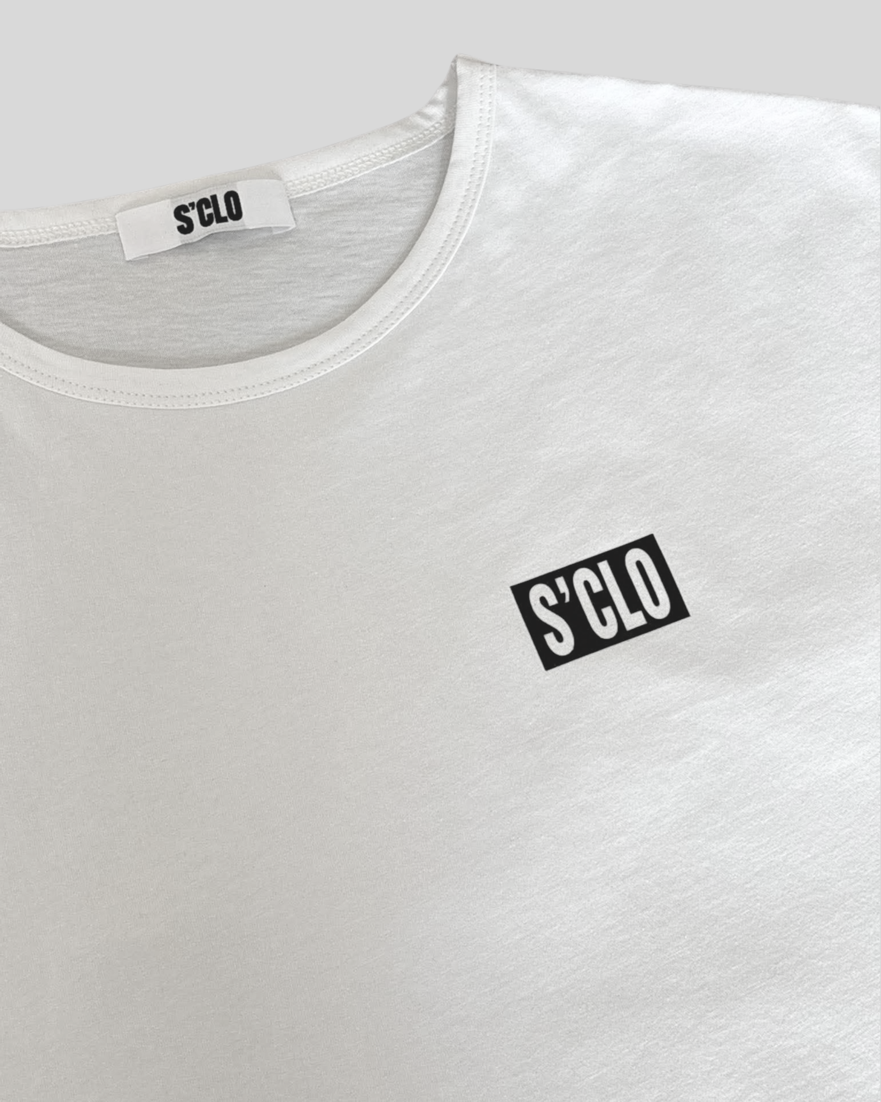 S'CLO ESSENTIAL WHITE T-SHIRT