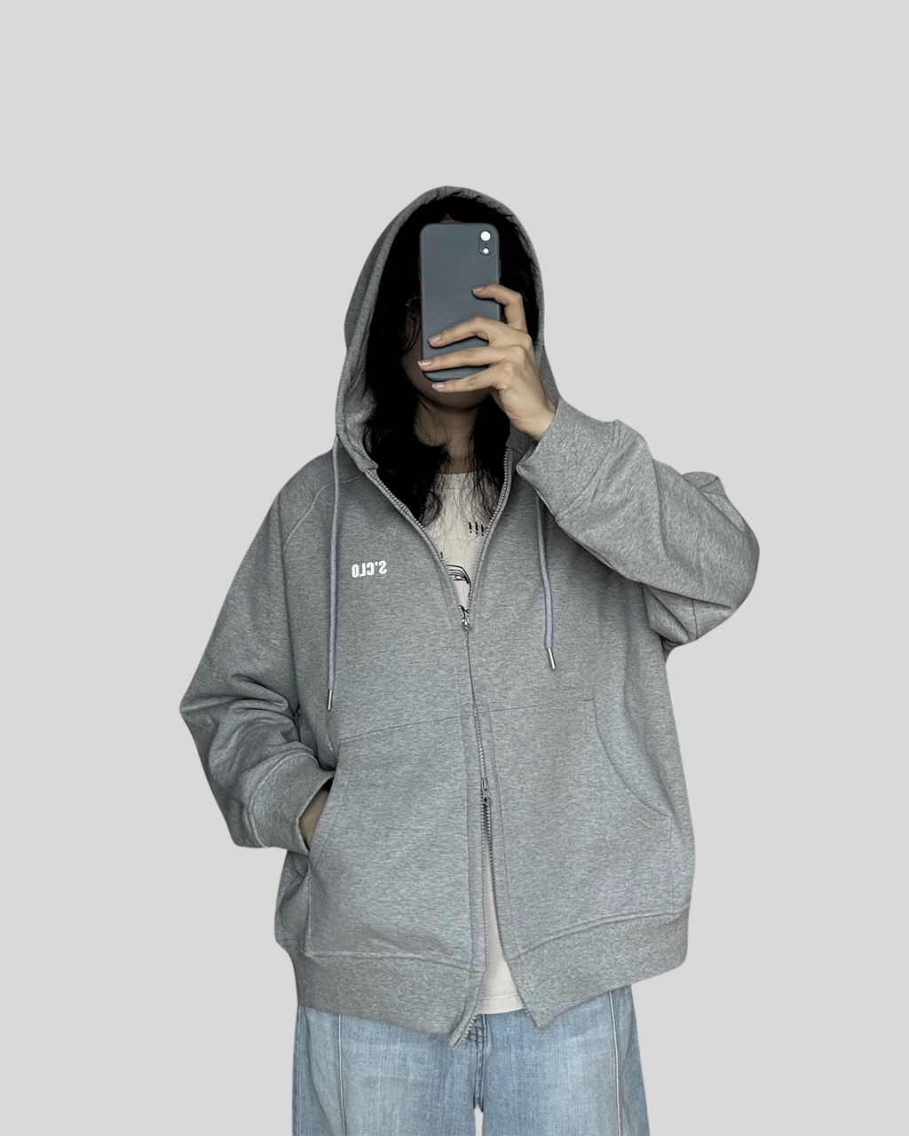 S'CLO RAGLAN ZIP HOODIE